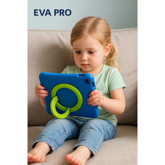 Kids EVA PRO iPad Case Shockproof Handle Stand Cover For iPad Blue - Picture 4 of 7